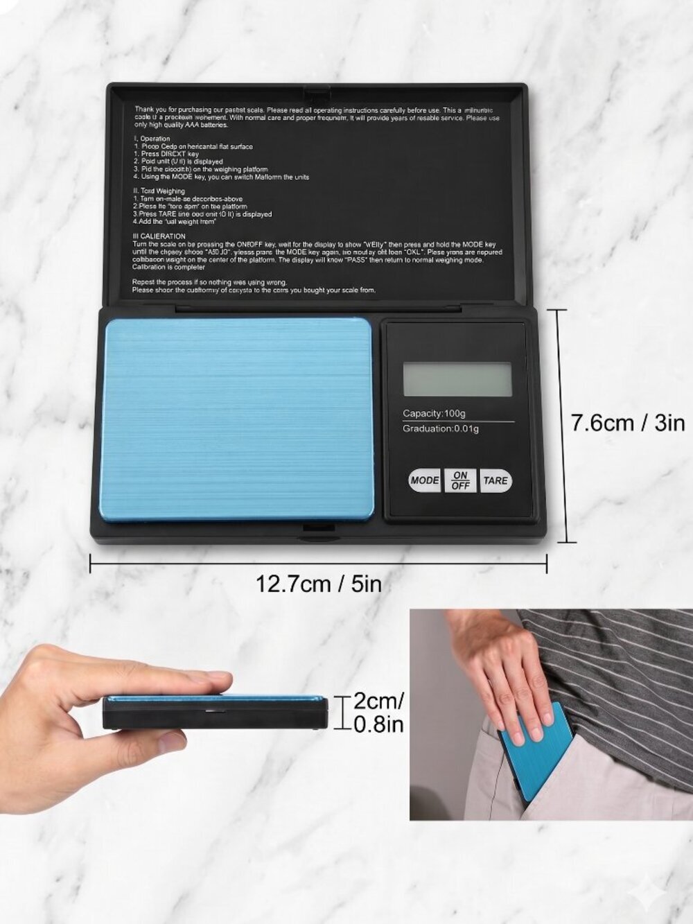 Professional Precision at Home ☕️🧂 | Mini Digital Scale